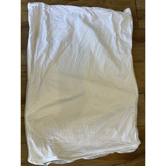 Charter Club Solid 100% Cotton White One Standard Pillowcase 19 x 26” - Picture 1 of 7